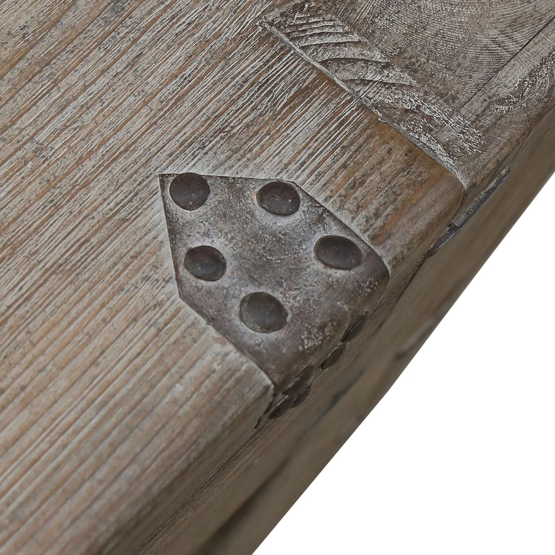 ROWAN SOLID PINE BLOCK CONSOLE TABLE/HALL TABLE - MyChocolateWood