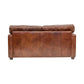 ROXIE AGED LEATHER 2-SEATER SOFA IN TOP GRAIN COW HIDE - MyChocolateWood