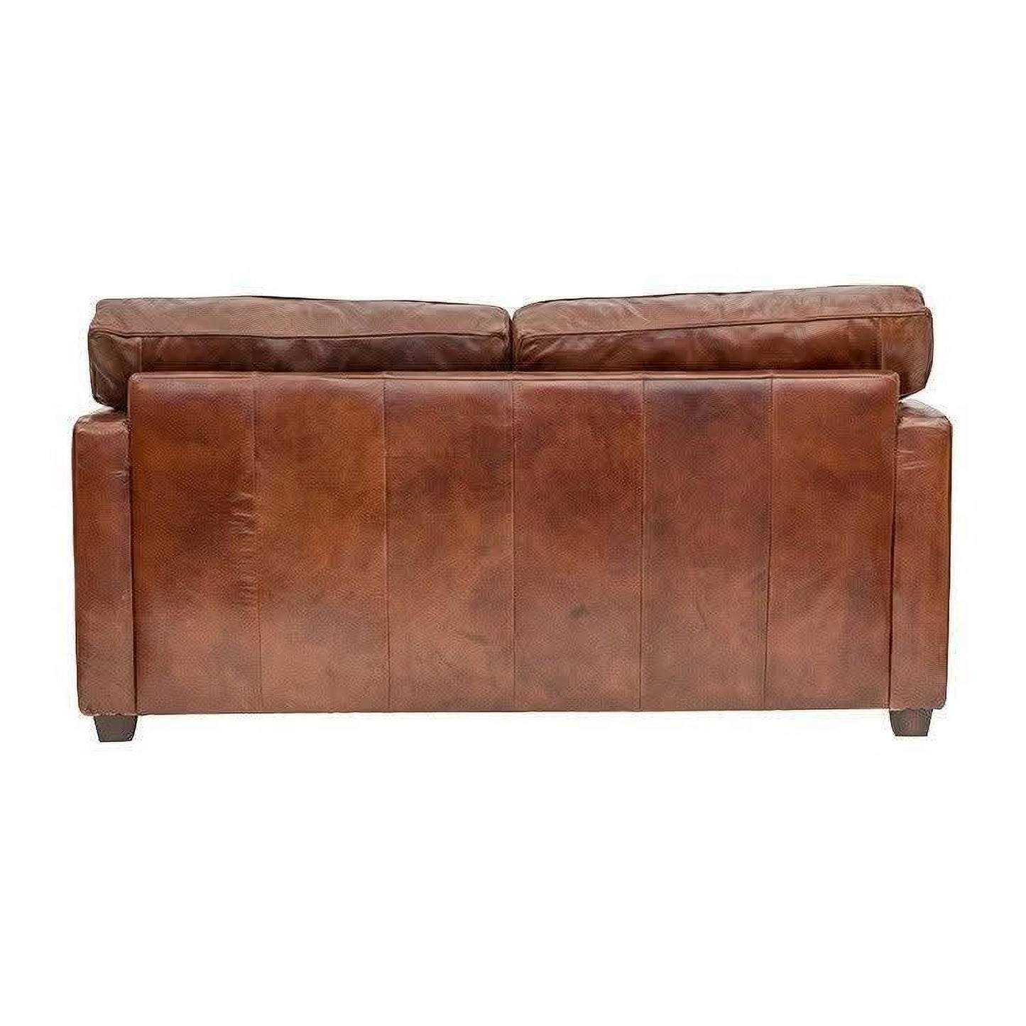 ROXIE AGED LEATHER 2-SEATER SOFA IN TOP GRAIN COW HIDE