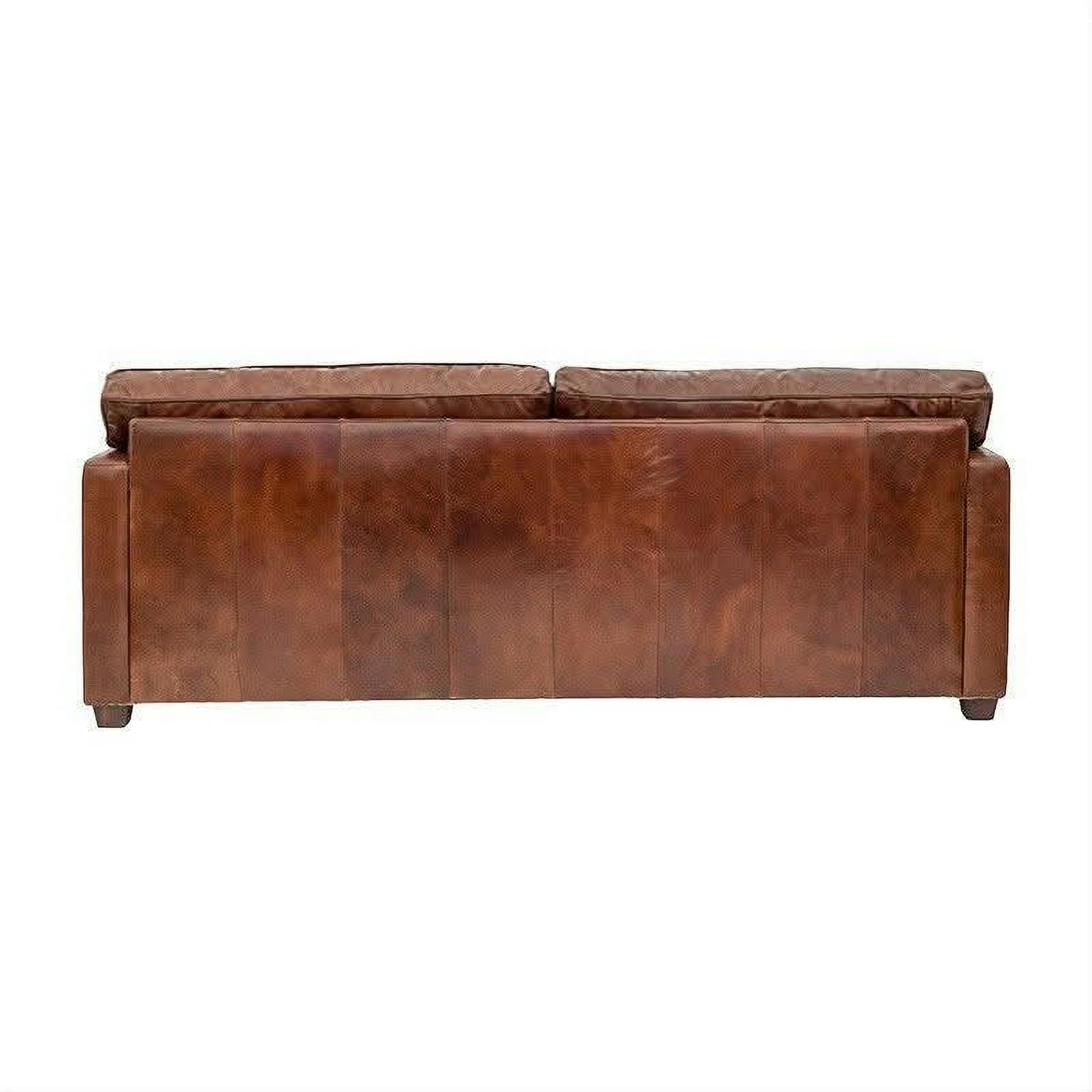 ROXIE AGED LEATHER 3 SEATER SOFA - ITALIAN TOP GRAIN LEATHER