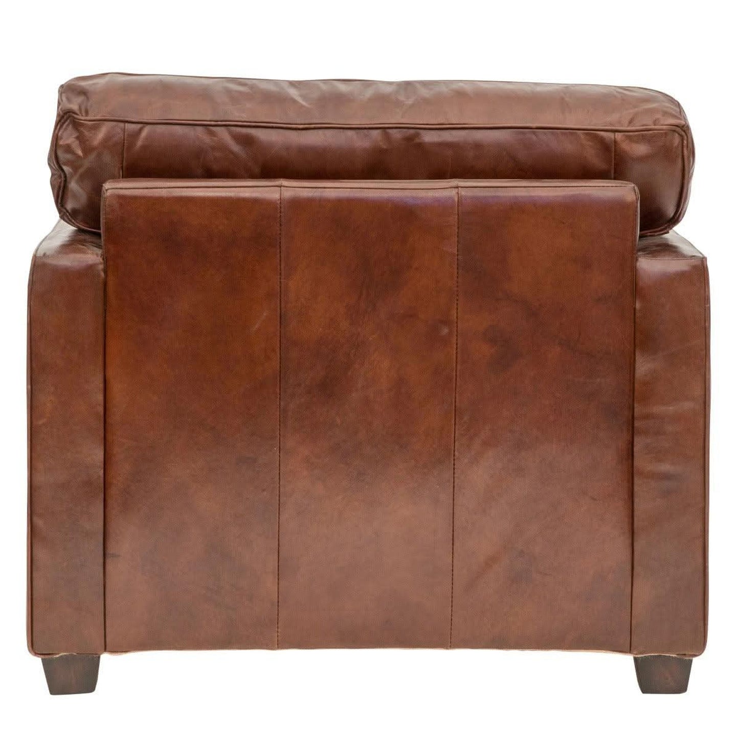 ROXIE AGED LEATHER SINGLE ARMCHAIR IN TOP GRAIN COW HIDE