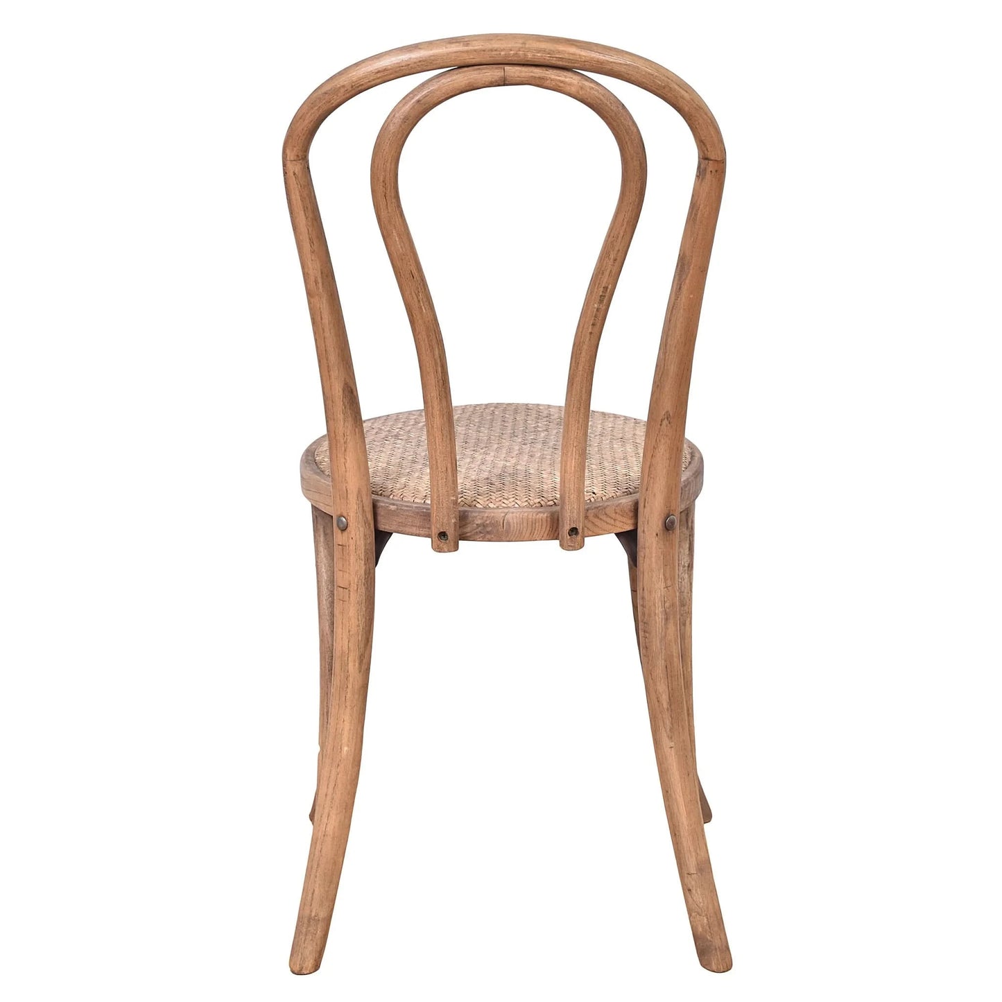 ROYSTON BENTWOOD DINING CHAIR WITH RATTAN SEAT NATURAL - MyChocolateWood