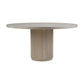 SABRAN MAHOGANY ROUND DINING TABLE SANDBAR - MyChocolateWood