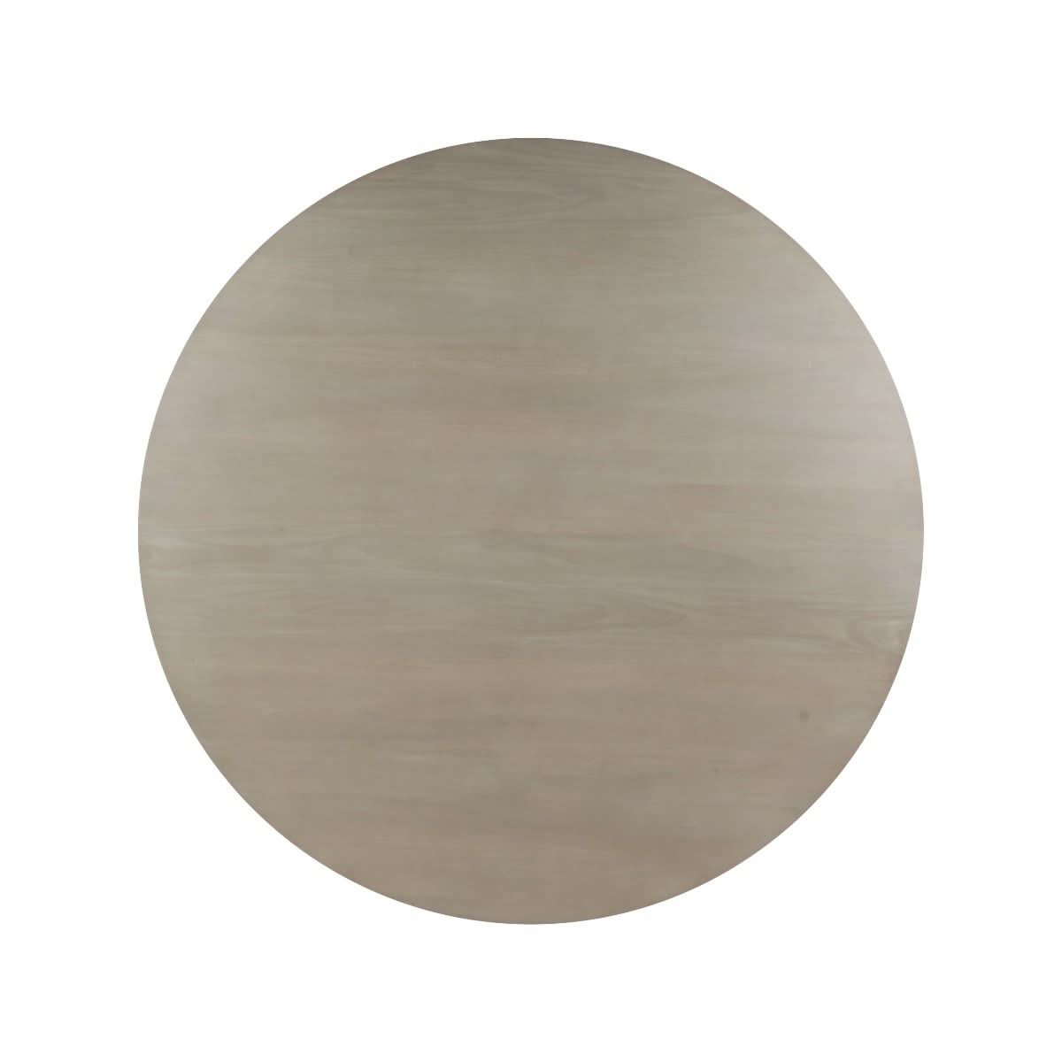 Sabran Mahogany Round Dining Table in Sandbar - Chocolate Wood
