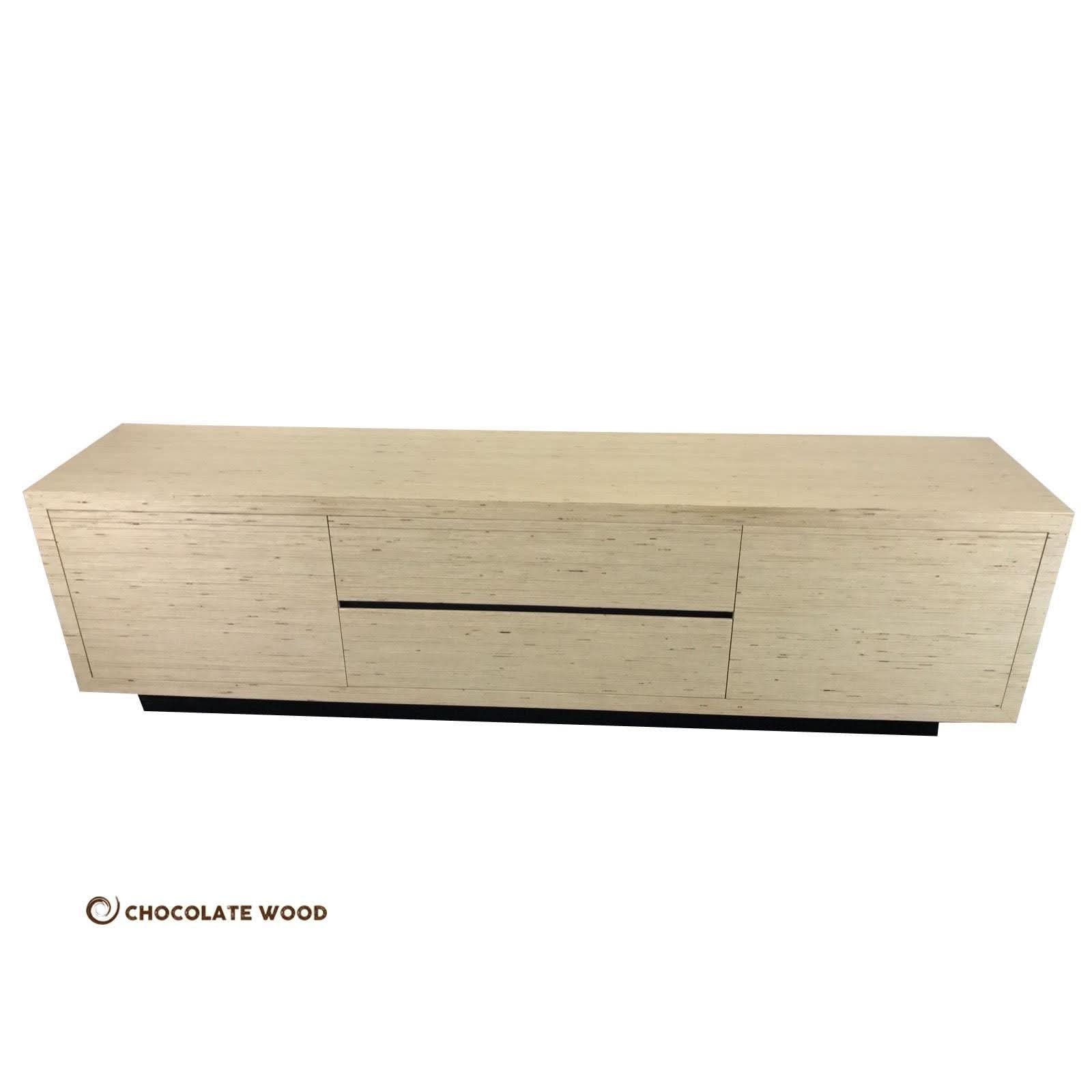 SANDY TV ENTERTAINMENT UNIT/LOWLINE IN NATURAL - AUSTRALIAN MADE TO ORDER - MyChocolateWood