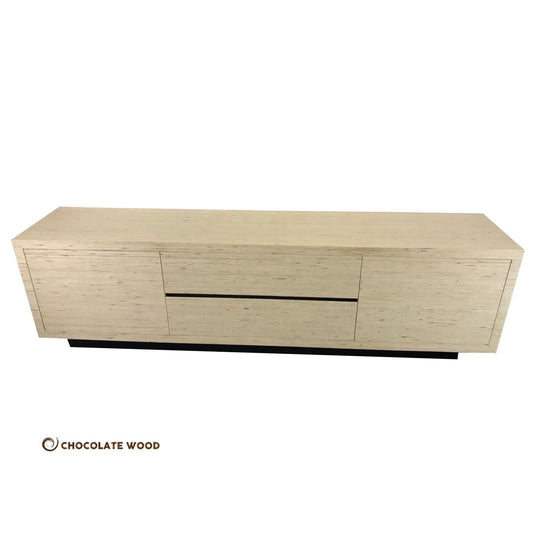 SANDY TV ENTERTAINMENT UNIT/LOWLINE IN NATURAL - AUSTRALIAN MADE TO ORDER - MyChocolateWood