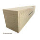 SANDY TV ENTERTAINMENT UNIT/LOWLINE IN NATURAL - AUSTRALIAN MADE TO ORDER - MyChocolateWood