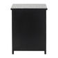 SANTA FE SIDE SHELL INLAY 3 DRAWER SIDE TABLE/BEDSIDE TABLE - MyChocolateWood