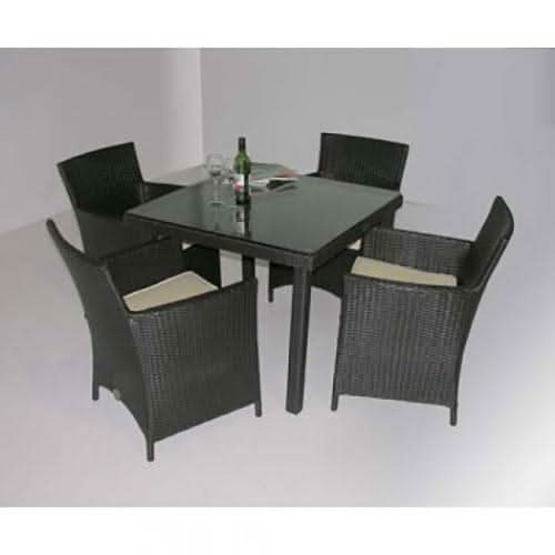 SANTANA 5pcs Outdoor Setting - MyChocolateWood