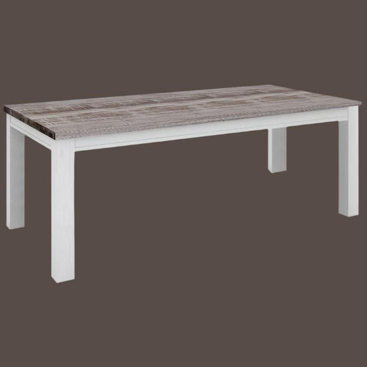 SCARBRO HAMPTONS SOLID ACACIA TIMBER DINING TABLE 190CM