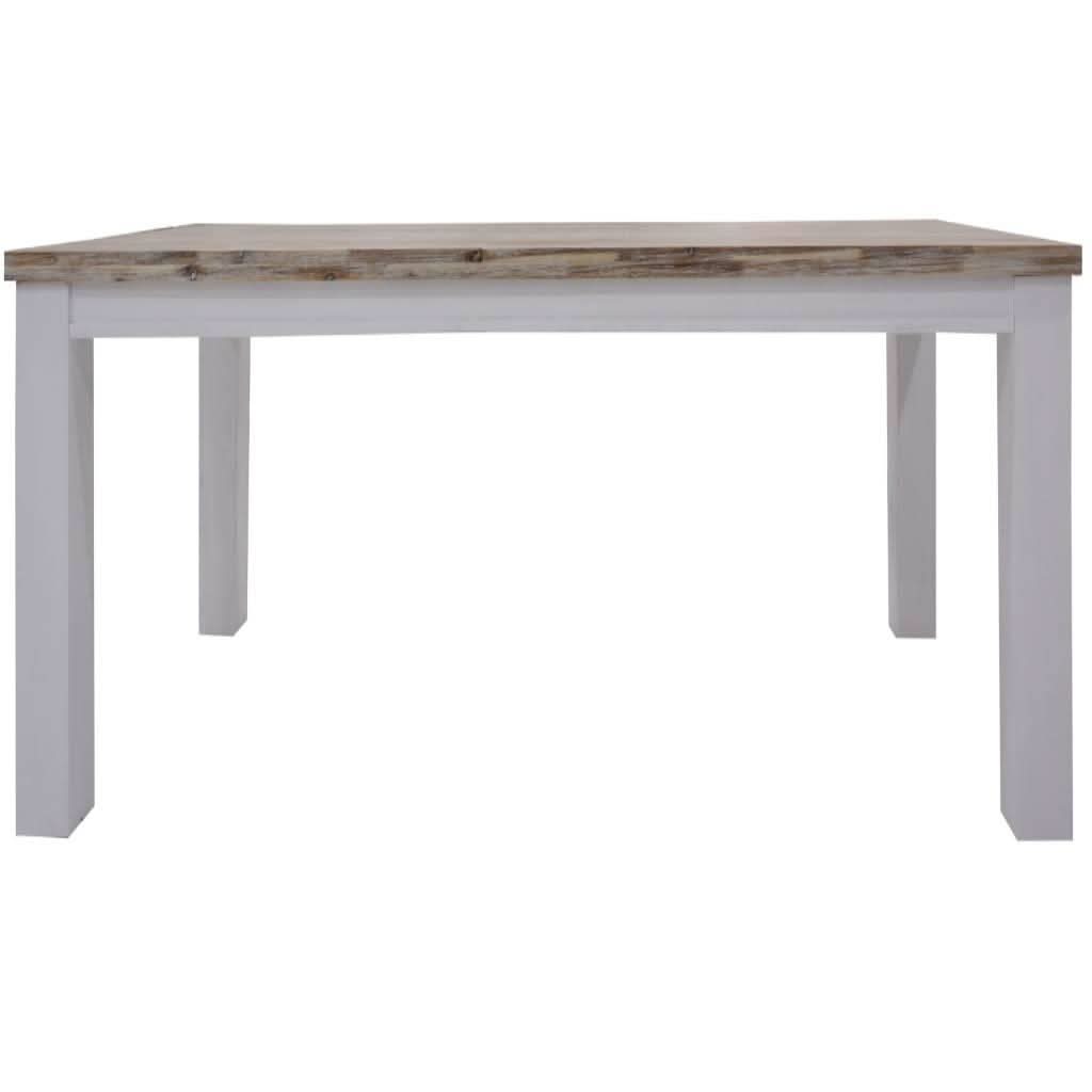 SCARBRO HAMPTONS SOLID ACACIA TIMBER DINING TABLE 225CM - MyChocolateWood