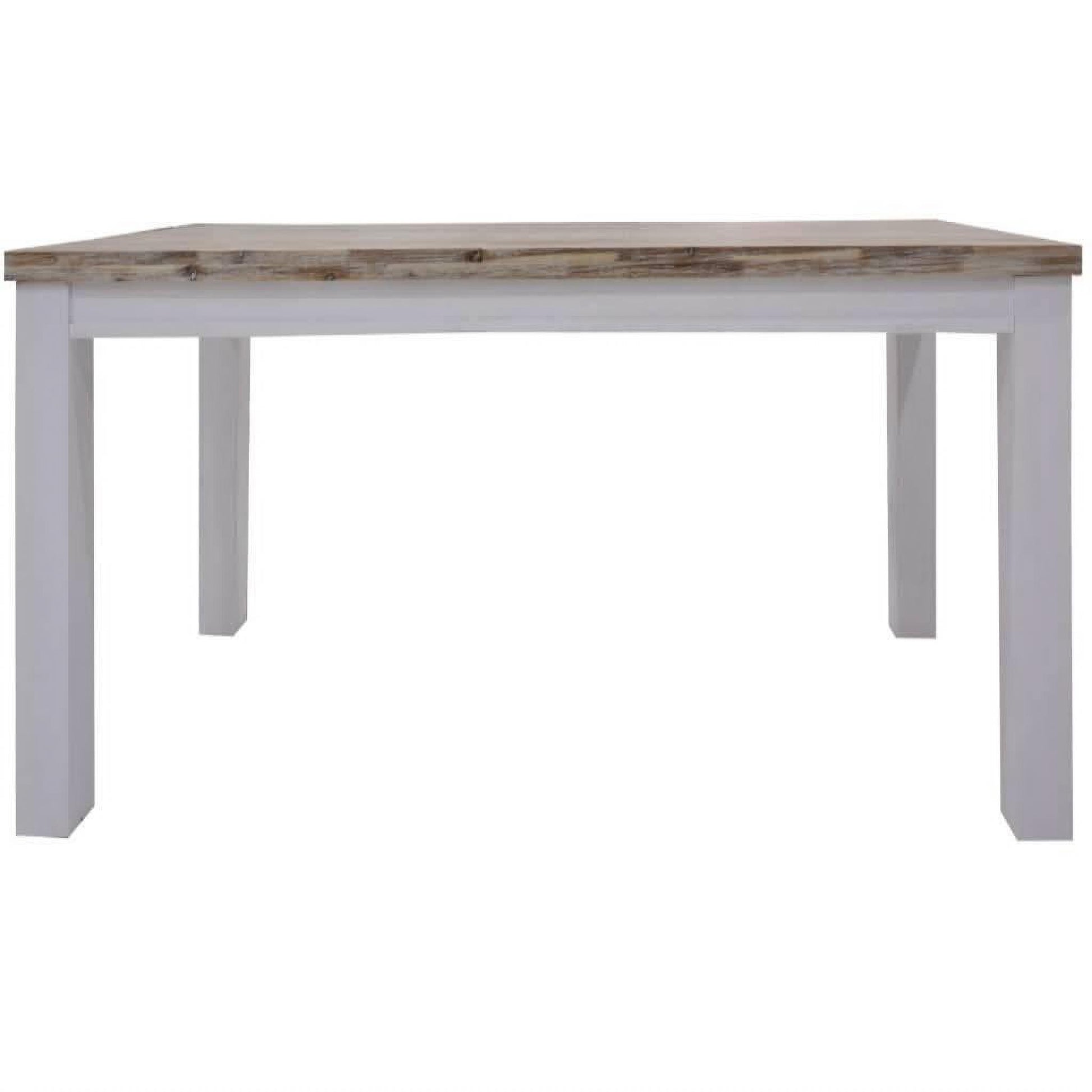 Scarbro Hamptons Solid Acacia Timber Dining Table 225cm - Chocolate Wood