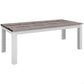 Scarbro Hamptons Solid Acacia Timber Dining Table 225cm - Chocolate Wood