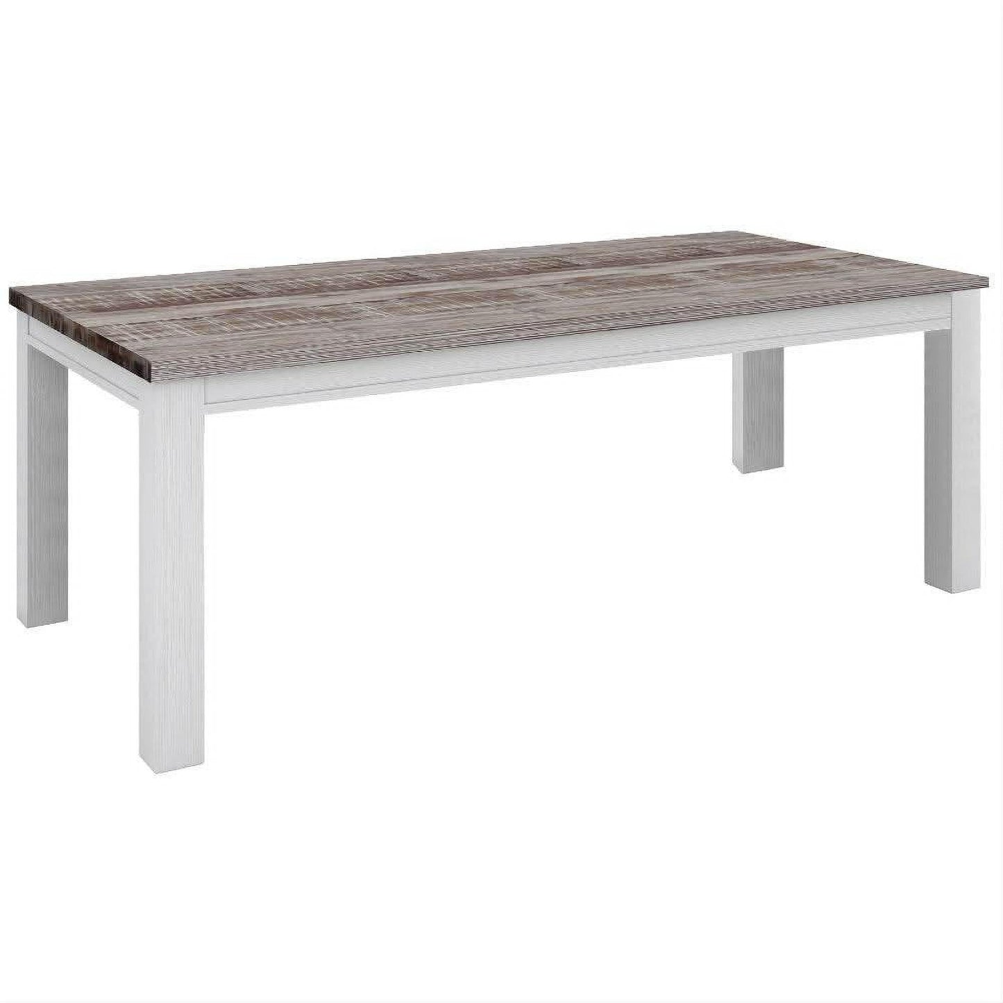 Scarbro Hamptons Solid Acacia Timber Dining Table 225cm - Chocolate Wood