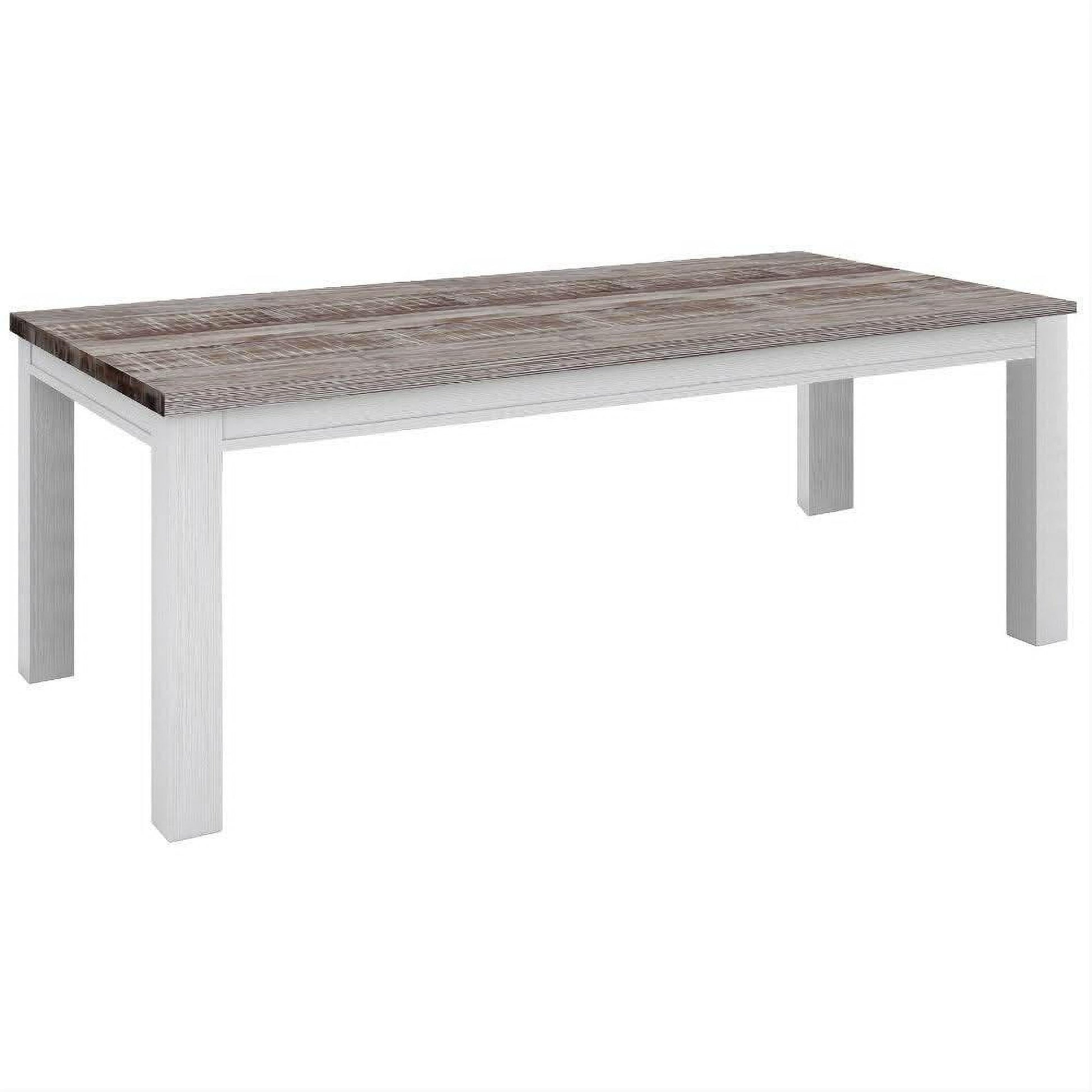 Scarbro Hamptons Solid Acacia Timber Dining Table 225cm - Chocolate Wood