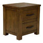 SCOTTI SOLID PINE 2 DRAWER BEDSIDE TABLE NIGHTSTAND AGED SUNDRIED ASH COLOUR - MyChocolateWood