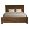 Scotti Solid Pine Bed in Aged Sundried Ash, Double - Chocolate Wood