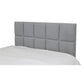 SCRIVENS FABRIC QUEEN BED IN MIST GREY - MyChocolateWood