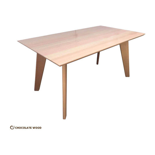 SERENA SOLID TASSIE OAK DINING TABLE - 180CM MADE TO ORDER - MyChocolateWood
