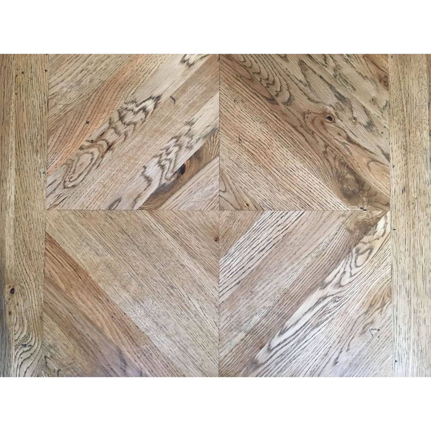 SET OF 2 X DUTCHY FRENCH PROVINCIAL STYLE BEDSIDE TABLES 1 DOOR & 1 DRAWER WITH PARQUETRY PATTERN 50 CM - MyChocolateWood