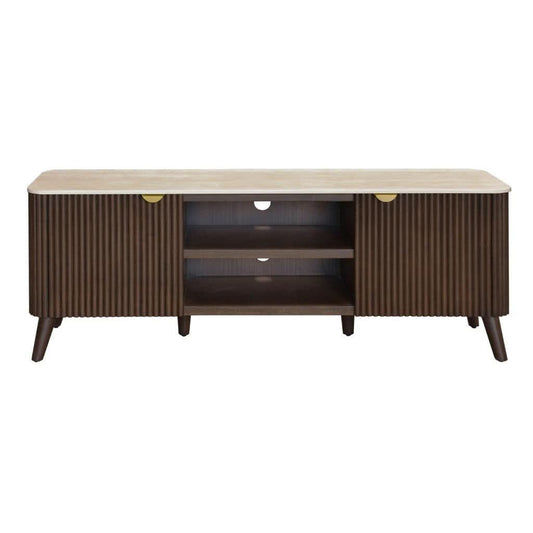 SEVERIN SOLID & VENEER MALAYSIAN HARDWOOD 2-DRAWER/2NICHE ETU - MyChocolateWood