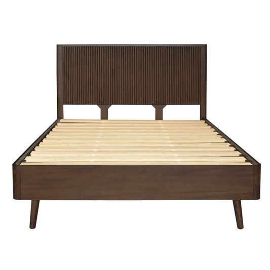 SEVERIN SOLID & VENEER MALAYSIAN HARDWOOD KING BED WALNUT - MyChocolateWood