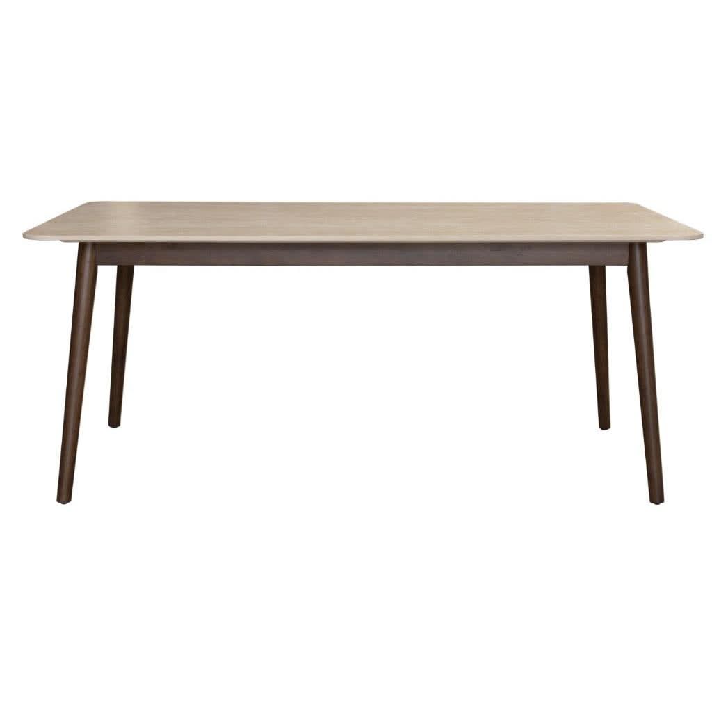 SEVERIN SOLID & VENEER MALAYSIAN HARDWOOD RECTANGULAR DINING TABLE 180CM - MyChocolateWood