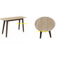 SEVERIN SOLID & VENEER MALAYSIAN HARDWOOD ROUND DINING TABLE  DIA.120CM - MyChocolateWood