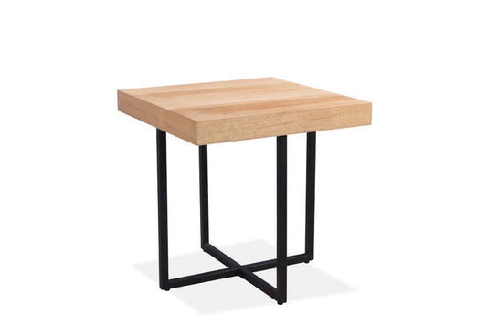 SHERINGHAM ELM TIMBER LAMP TABLE/SIDE TABLE NATURAL - MyChocolateWood