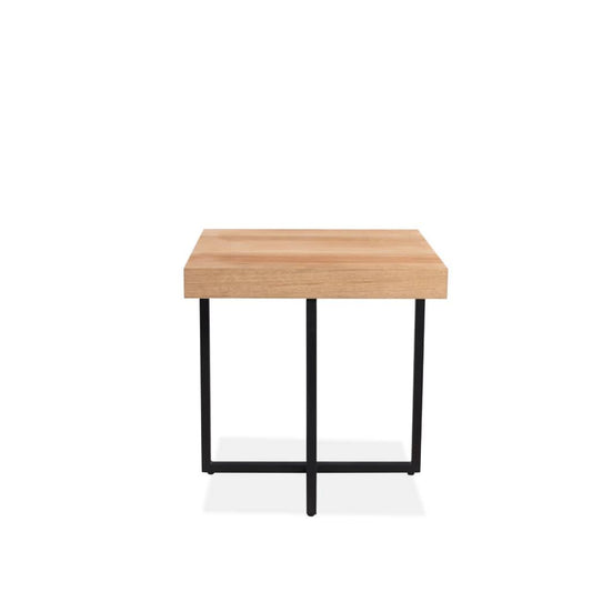 SHERINGHAM ELM TIMBER LAMP TABLE/SIDE TABLE NATURAL - MyChocolateWood