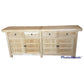 SHULI CHINESE ANTIQUE REPRODUCTION BUFFET SIDEBOARD 4-DOORS 4-DRAWERS RECLAIMED ELM - MyChocolateWood