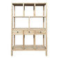 SHULI CHINESE ANTIQUE REPRODUCTION DISPLAY UNIT RECLAIMED ELM - MyChocolateWood