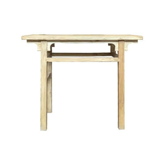 SHULI CHINESE ANTIQUE REPRODUCTION HALL TABLE/CONSOLE RECLAIMED ELM - MyChocolateWood