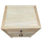 SHULI RECLAIMED ELM CHINESE ANTIQUE REPRODUCTION BEDSIDE TABLE 1 DRAWER 2 DOORS - MyChocolateWood