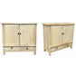 SHULI RECLAIMED ELM CHINESE ANTIQUE REPRODUCTION BUFFET SIDEBOARD 2-DOORS 2 LOW DRAWERS - MyChocolateWood