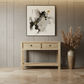 SHULI RECLAIMED ELM CHINESE ANTIQUE REPRODUCTION HALL TABLE/CONSOLE W/ SHELF - MyChocolateWood