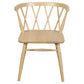 SIERRA SOLID OAK DINING CHAIRS IN NATURAL SET OF 2 - MyChocolateWood