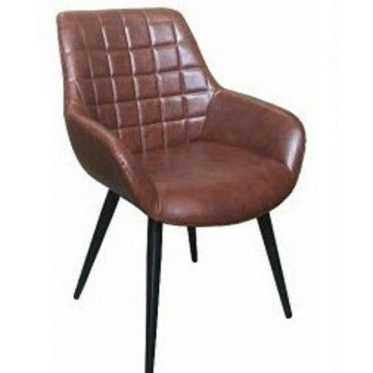 SINATRA CAMEL COLOURED ARMCHAIR LOUNGE CHAIR EASY CHAIR SET OF 2 - MyChocolateWood