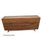 SLAVA 2 DOOR 6 DRAWER SIDEBOARD BUFFET IN SOLID SPOTTED GUM AUSTRALIAN CUSTOM MADE - MyChocolateWood