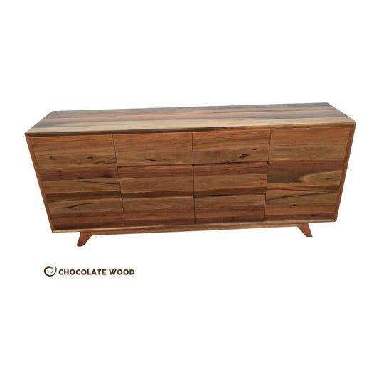SLAVA 2 DOOR 6 DRAWER SIDEBOARD BUFFET IN SOLID SPOTTED GUM AUSTRALIAN CUSTOM MADE