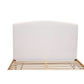 SOLENE FABRIC DOUBLE BED WITH UPH BH & USB SANDSTONE - MyChocolateWood