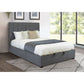 SOMERSET GAS LIFT STORAGE QUEEN  BED DARK GREY - MyChocolateWood