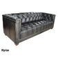 SOPHIA GENUINE TOP GRAIN LEATHER 3-SEATER SOFA ILLYRIAN COLOUR - MyChocolateWood
