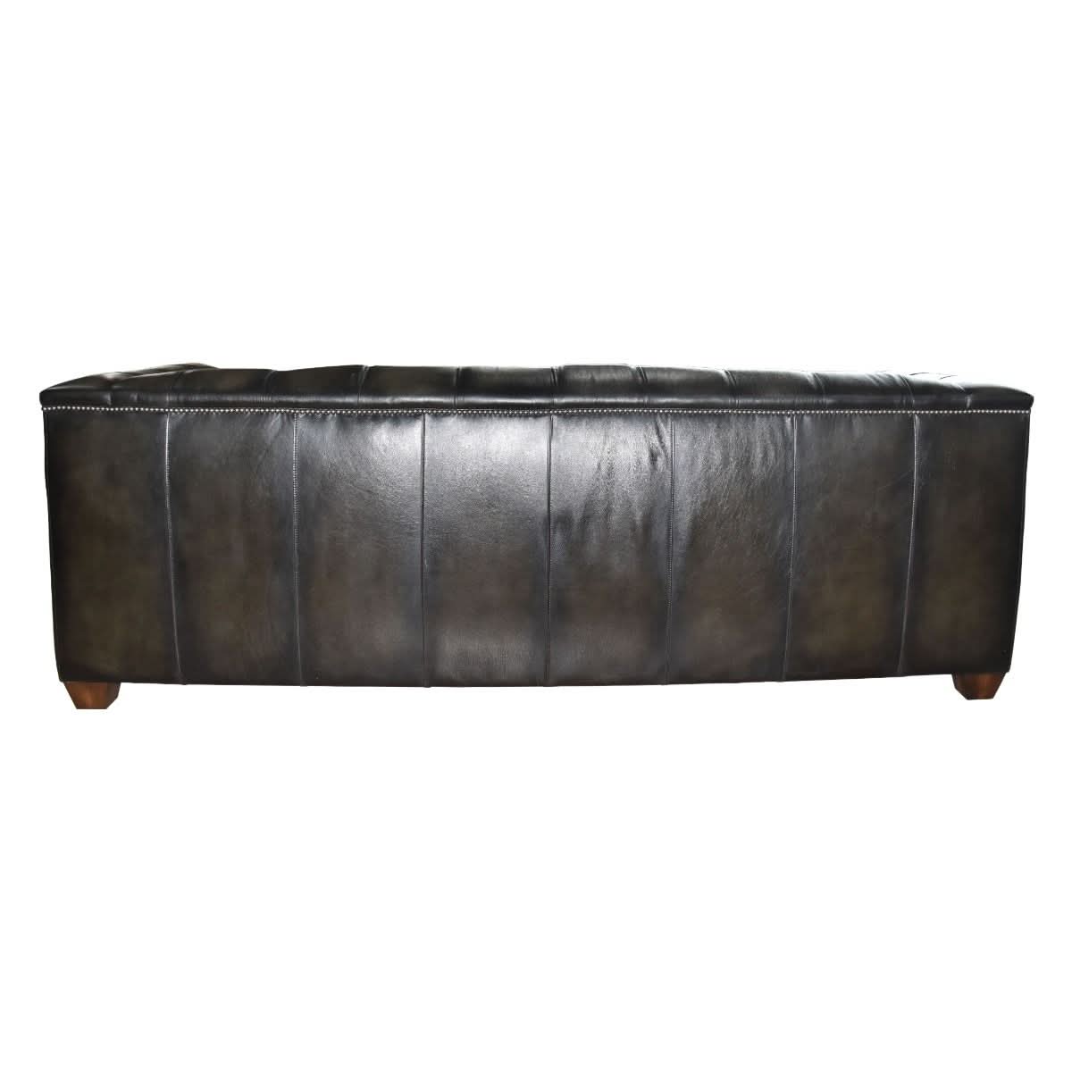 SOPHIA GENUINE TOP GRAIN LEATHER 3-SEATER SOFA ILLYRIAN COLOUR - MyChocolateWood