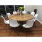 SOPHIE SOLID AMERICAN OAK ROUND DINING TABLE  - 150CM DIAMETER - MyChocolateWood