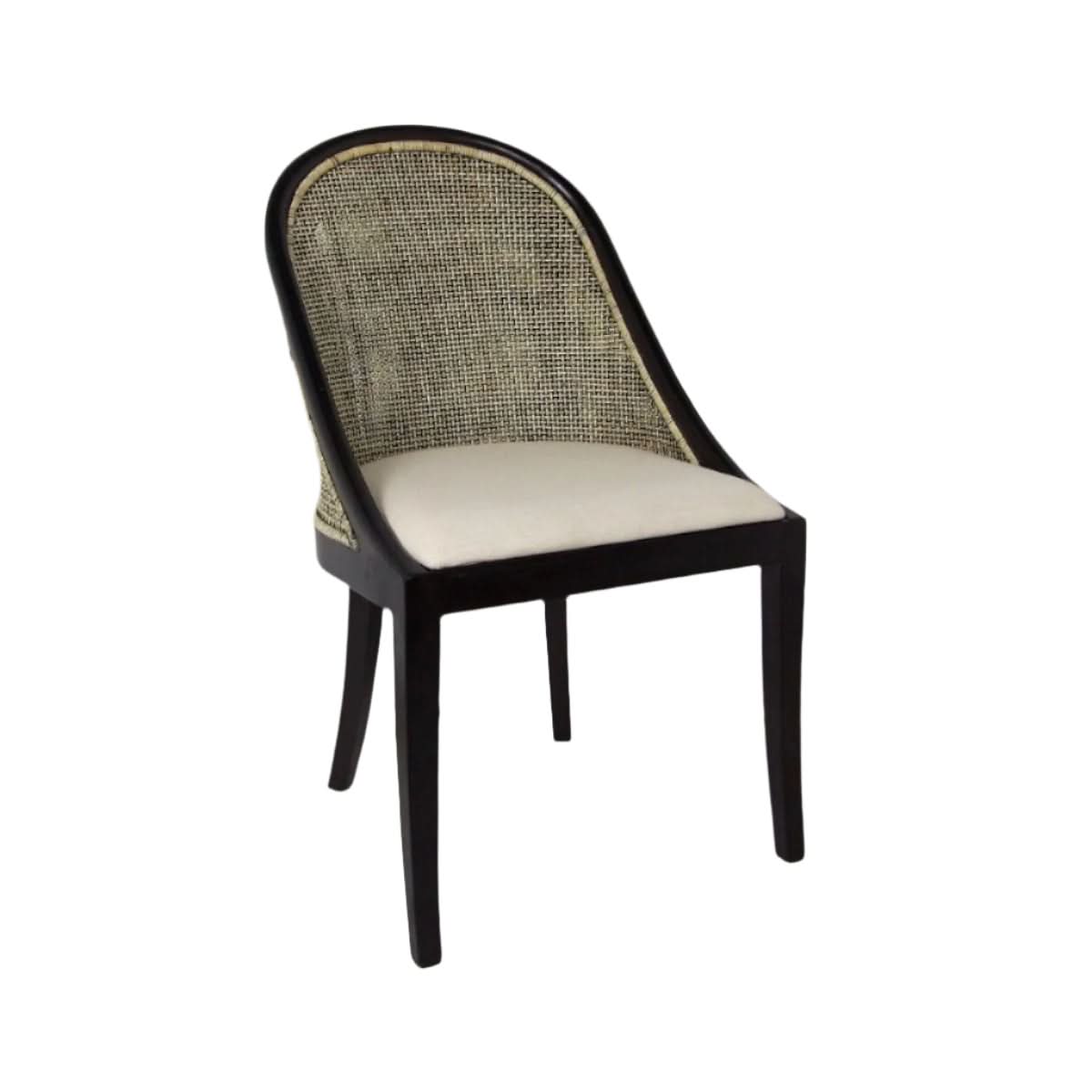 Southampton Hamptons Dining Chair in Black Shadow