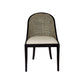 Southampton Hamptons Dining Chair in Black Shadow detail