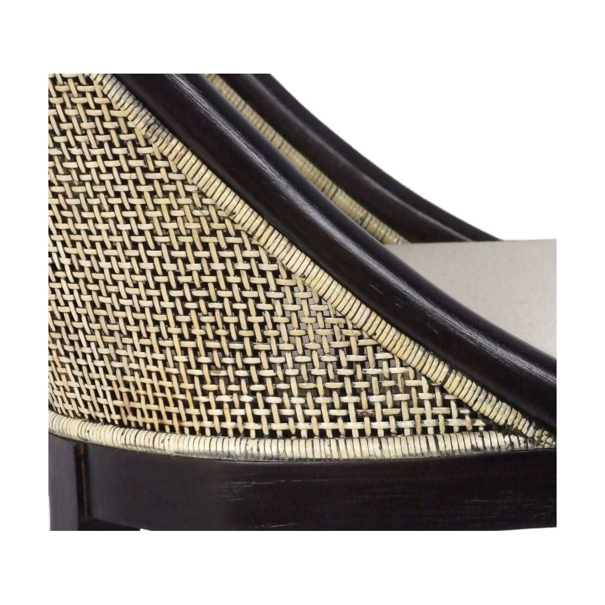 Southampton Hamptons Dining Chair in Black Shadow styled