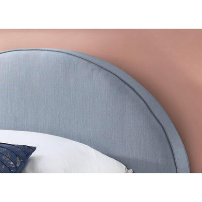 Spar Children's Bed in Denim Blue - Chocolate Wood