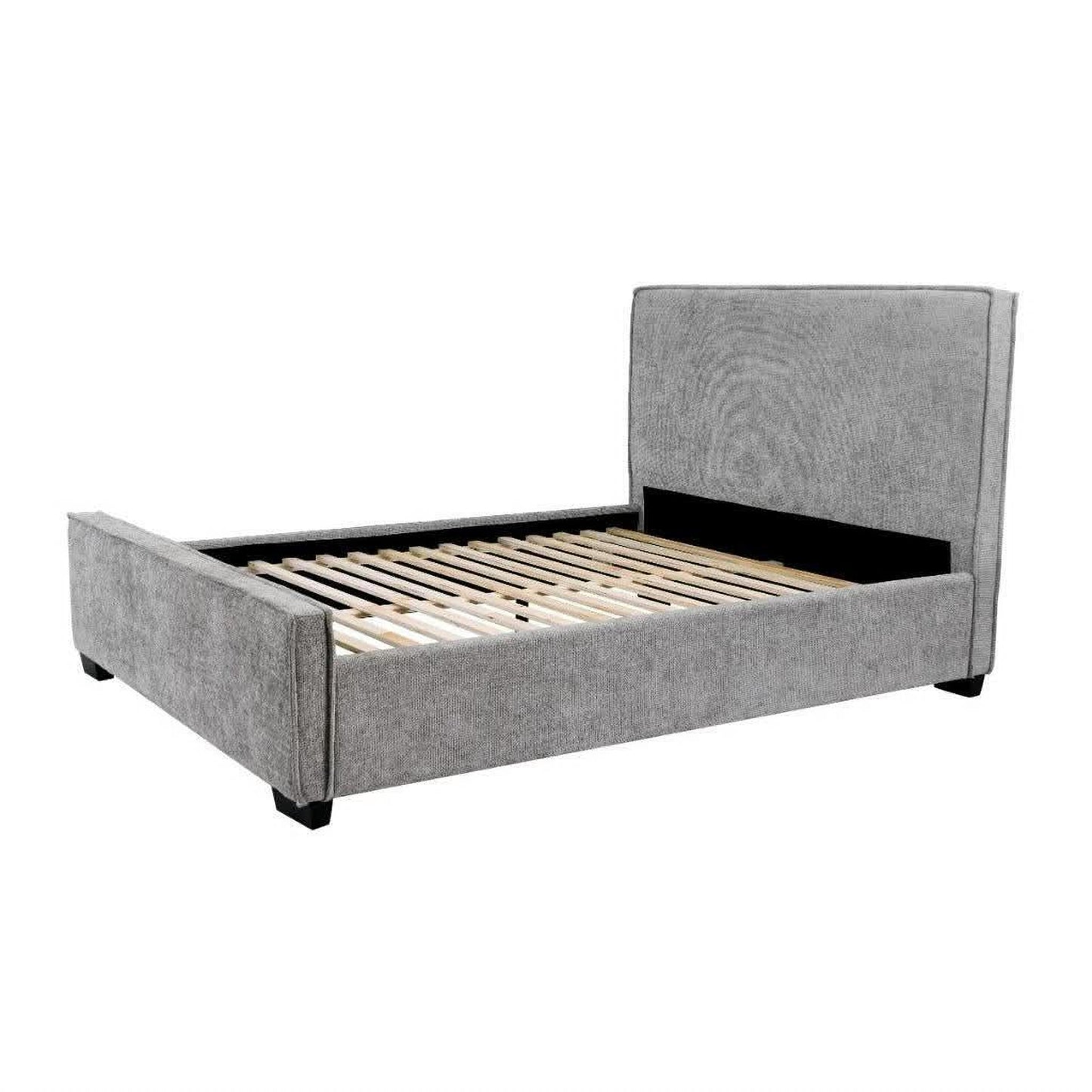 SPERLING FABRIC KING BED IN GREY